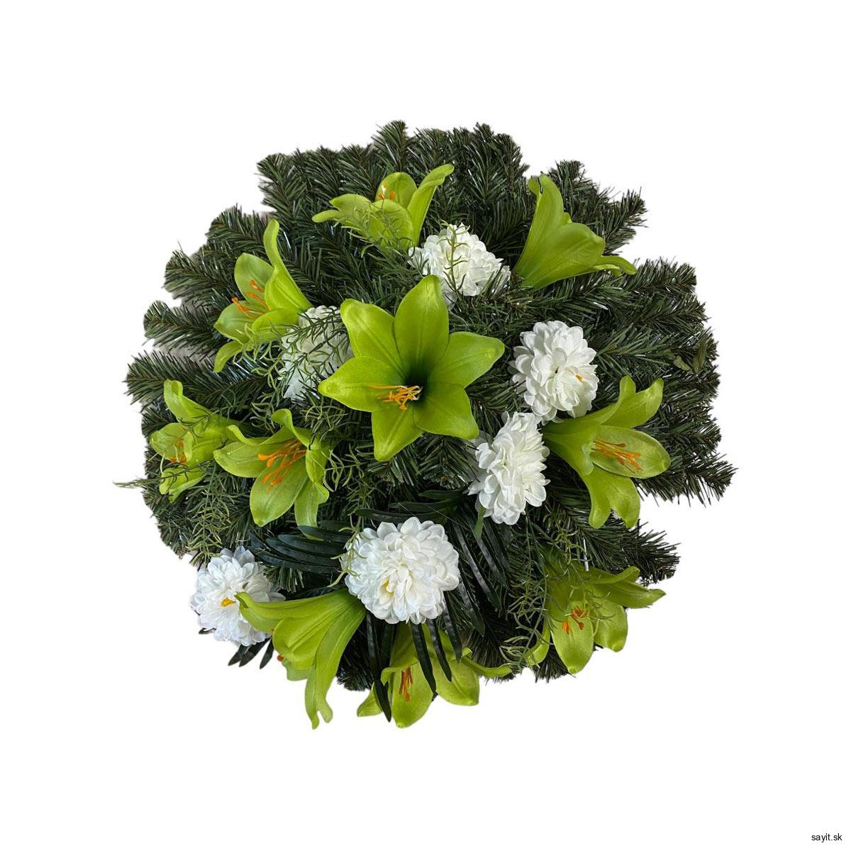 Umelý smútočný veniec Green Circle