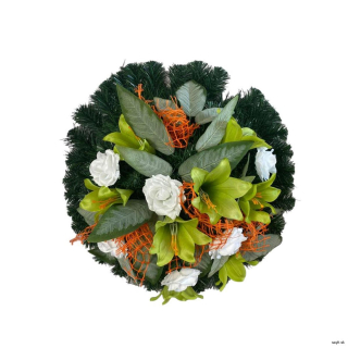 Umelý smútočný veniec Circle